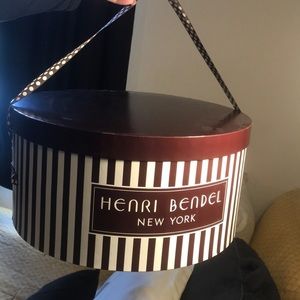 Henri Bendel Small Hat Box with Lid